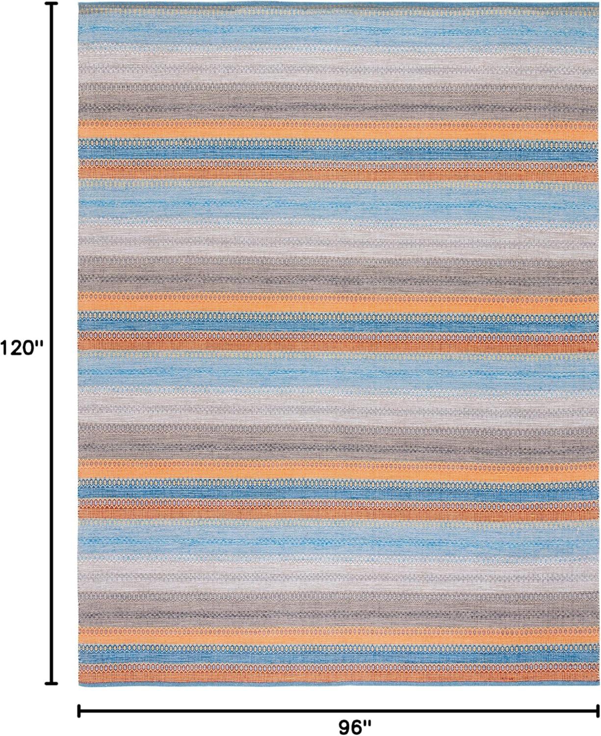 Montauk MTK851 Hand Woven Area Rug - Grey/Orange - 8'x10' - Safavieh.