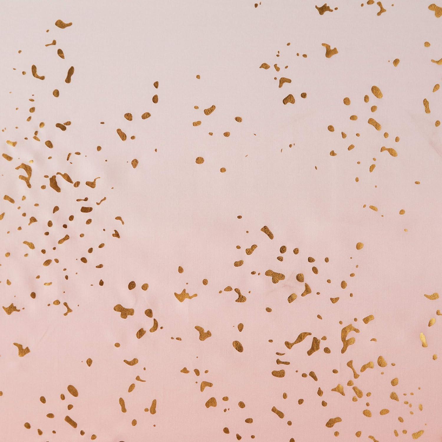 Splatter Shower Curtain Pink - Saturday Knight Ltd.: Polyester Bath Curtain, Machine Washable, Ombre Design