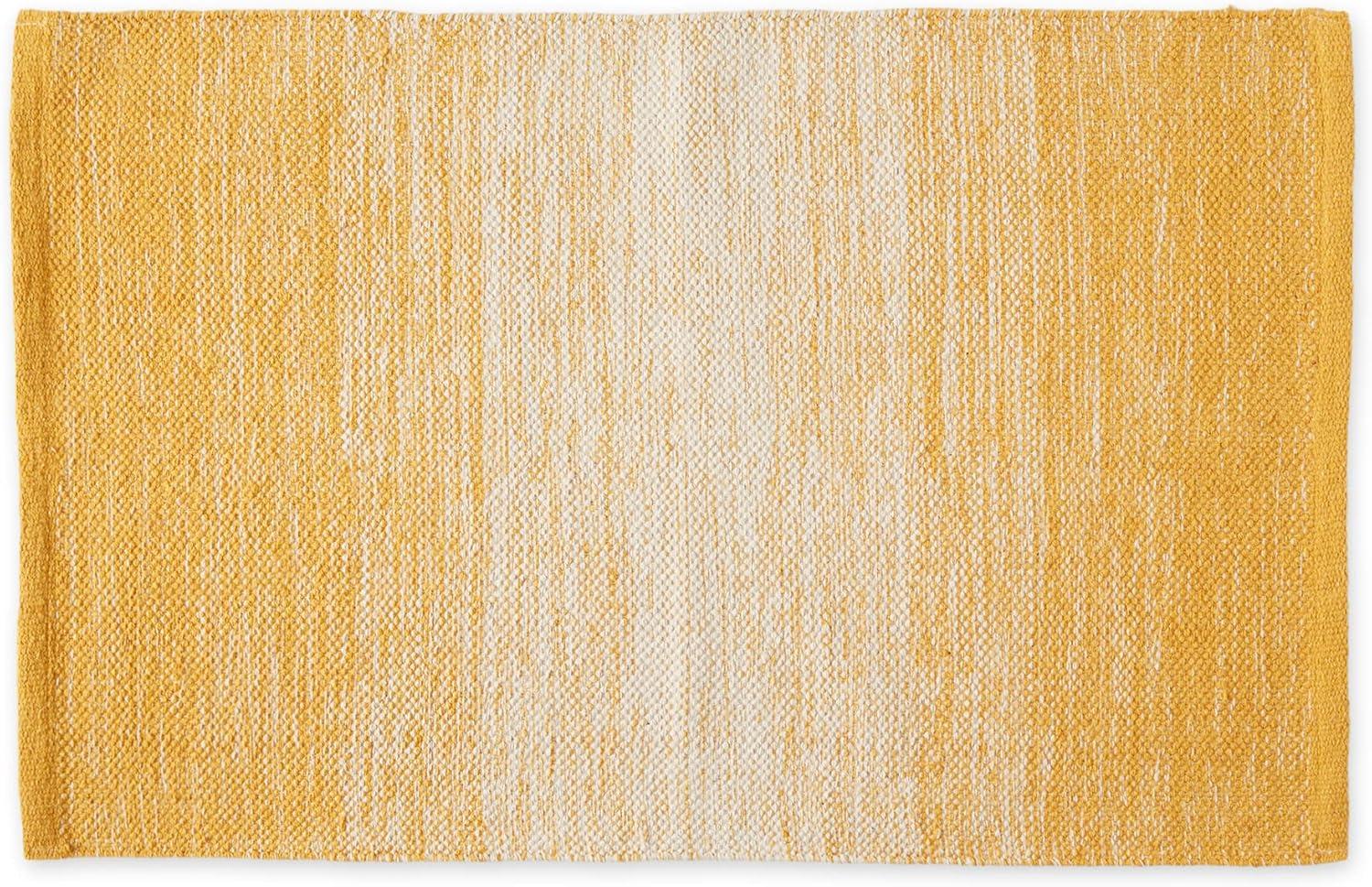 Design Imports Kristin Ombre Stripe Rug - Honey Gold - 2 X 3 Ft