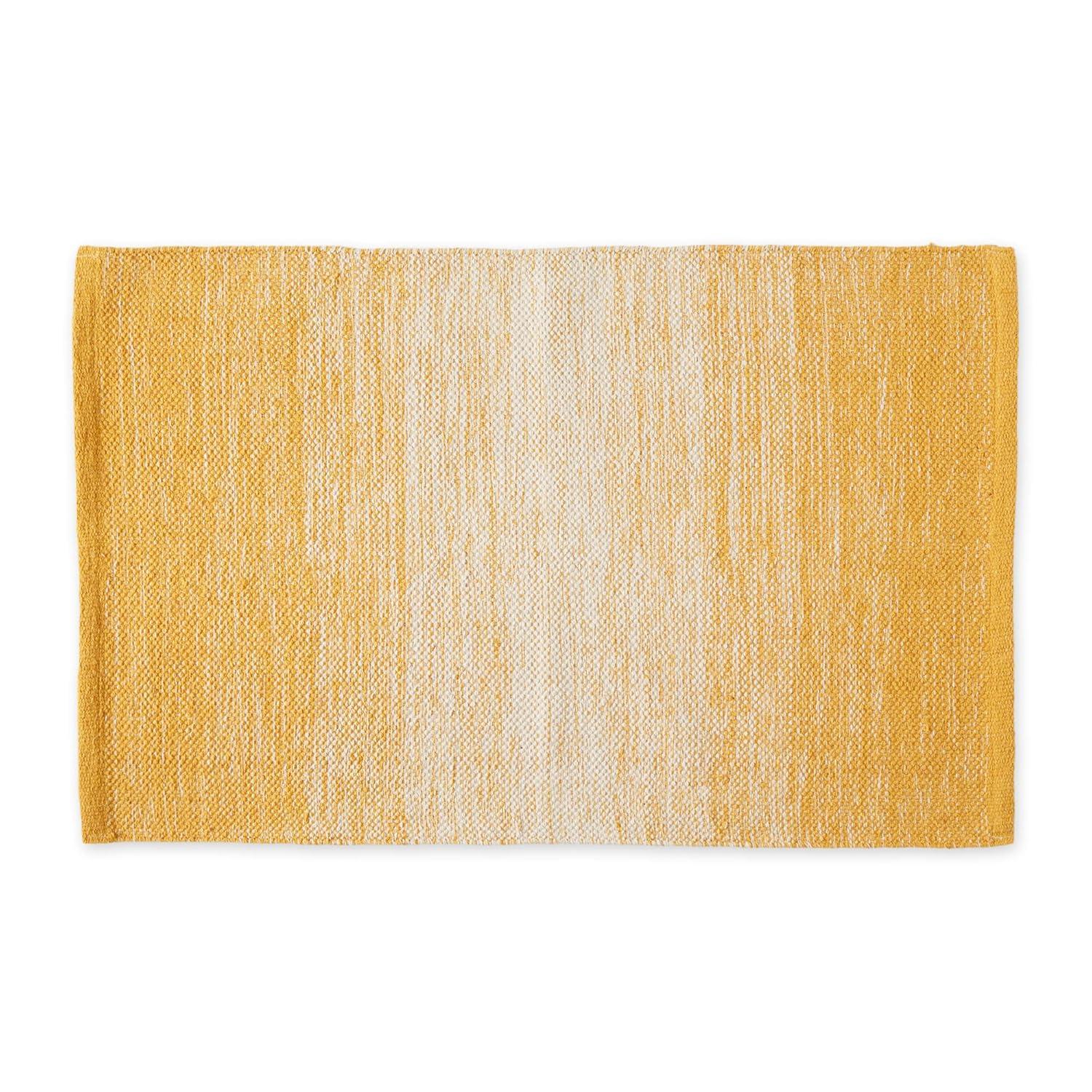 Design Imports Kristin Ombre Stripe Rug - Honey Gold - 2 X 3 Ft