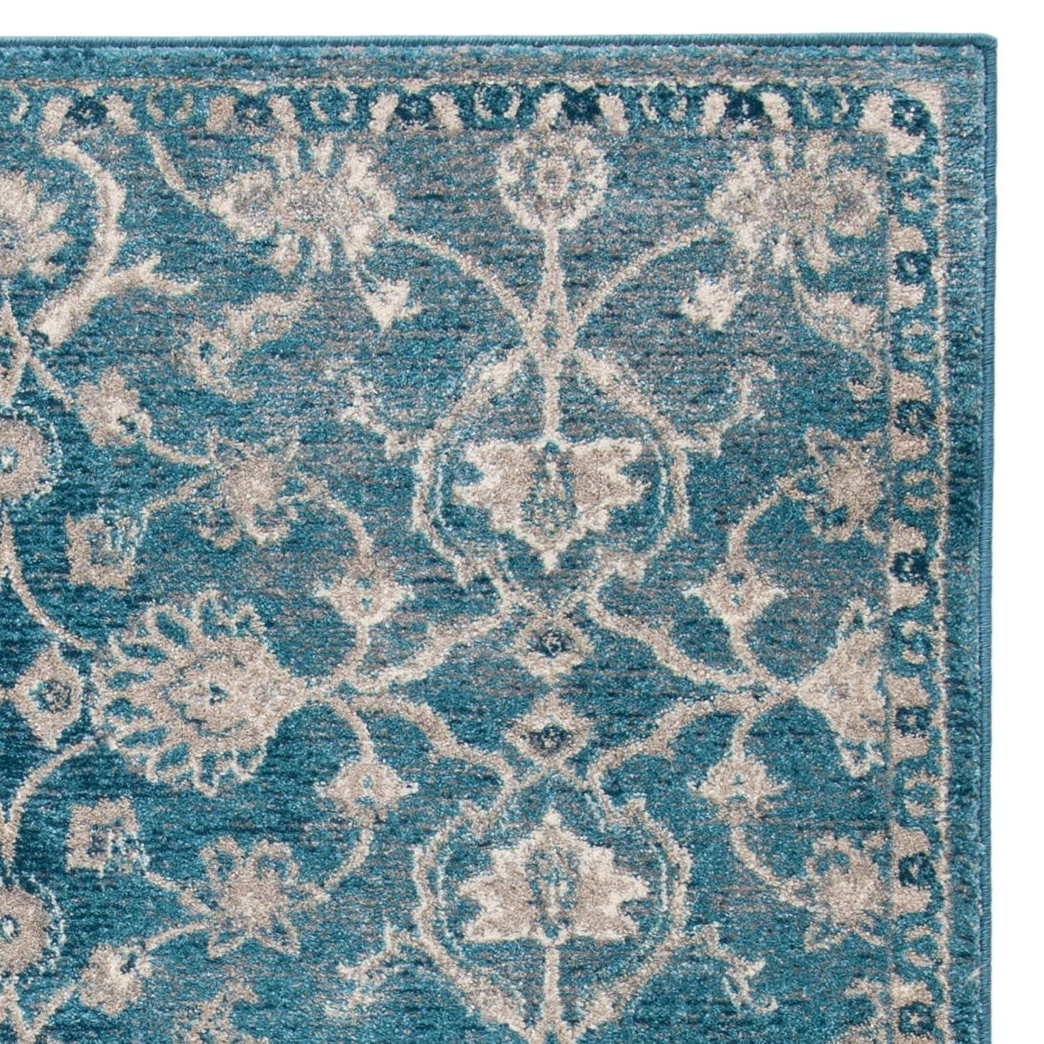 Sofia SOF386 Power Loomed Area Rug - Blue/Beige - 8'x11' - Safavieh.