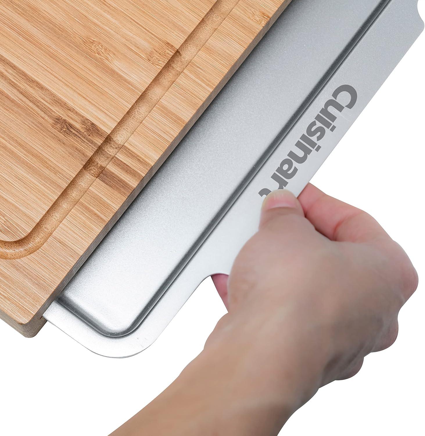 Cuisinart Bamboo Cutting Board with Hidden Tray