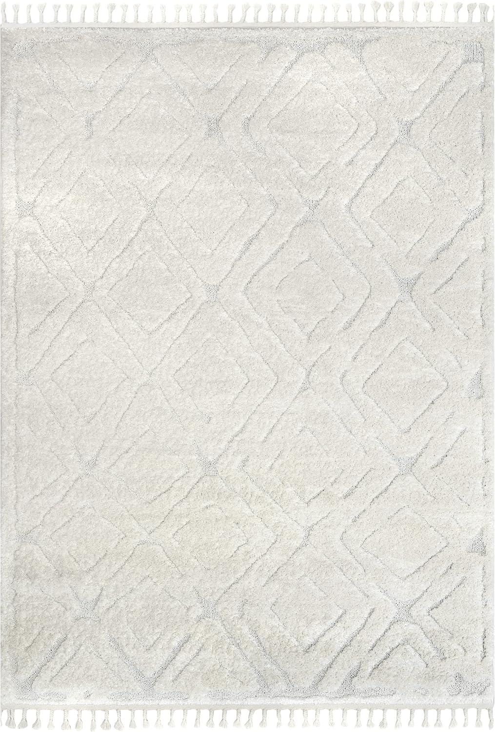 Nuloom Freja Floral & Paisley 9x12 Indoor Area Rug for Living Room Bedroom Dining Room Kitchen, Beige/Ivory