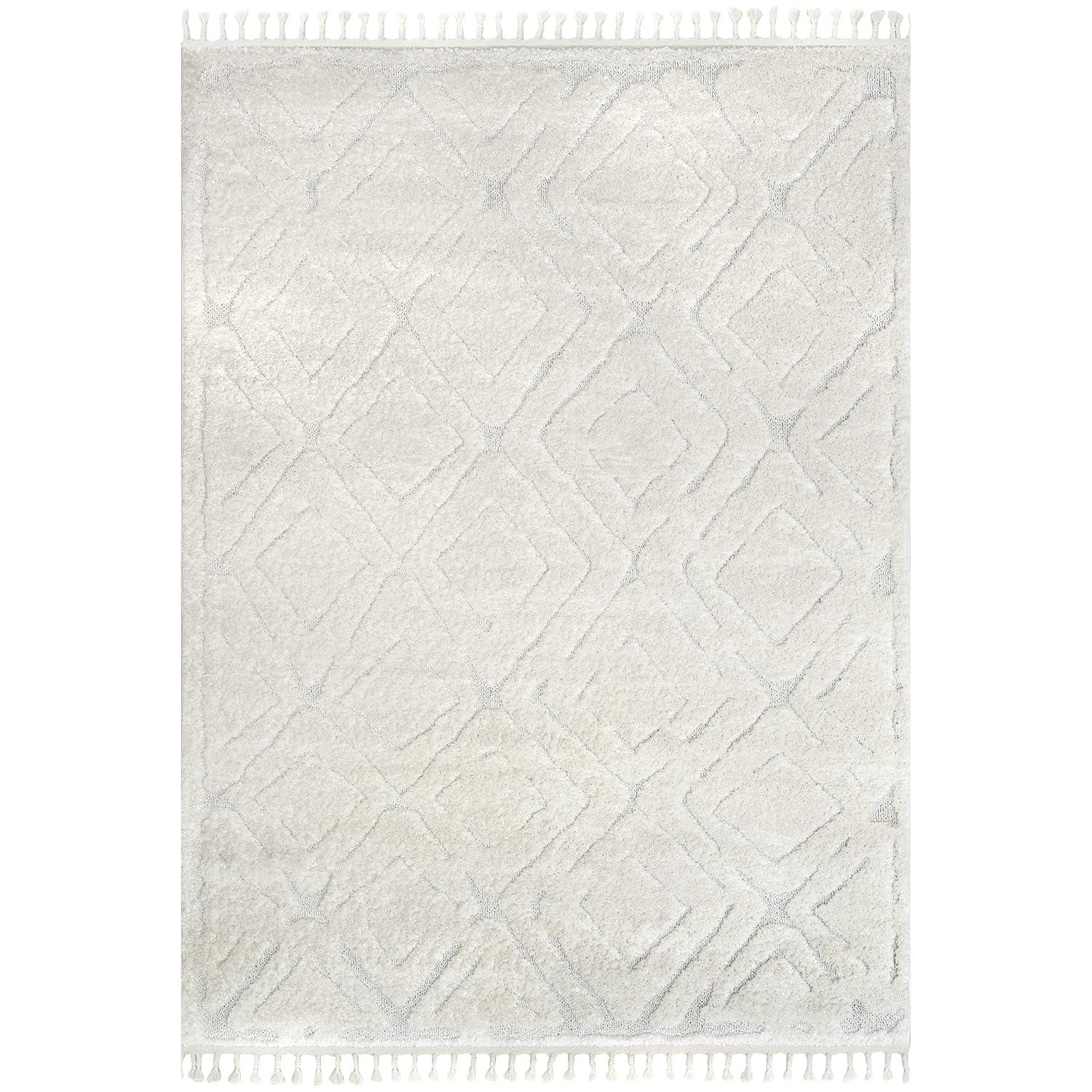 Nuloom Freja Floral & Paisley 9x12 Indoor Area Rug for Living Room Bedroom Dining Room Kitchen, Beige/Ivory