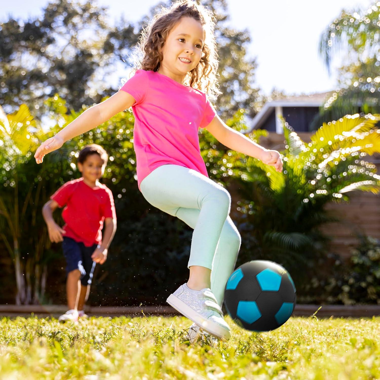 Mini Black and Blue Foam Soccer Ball for Kids