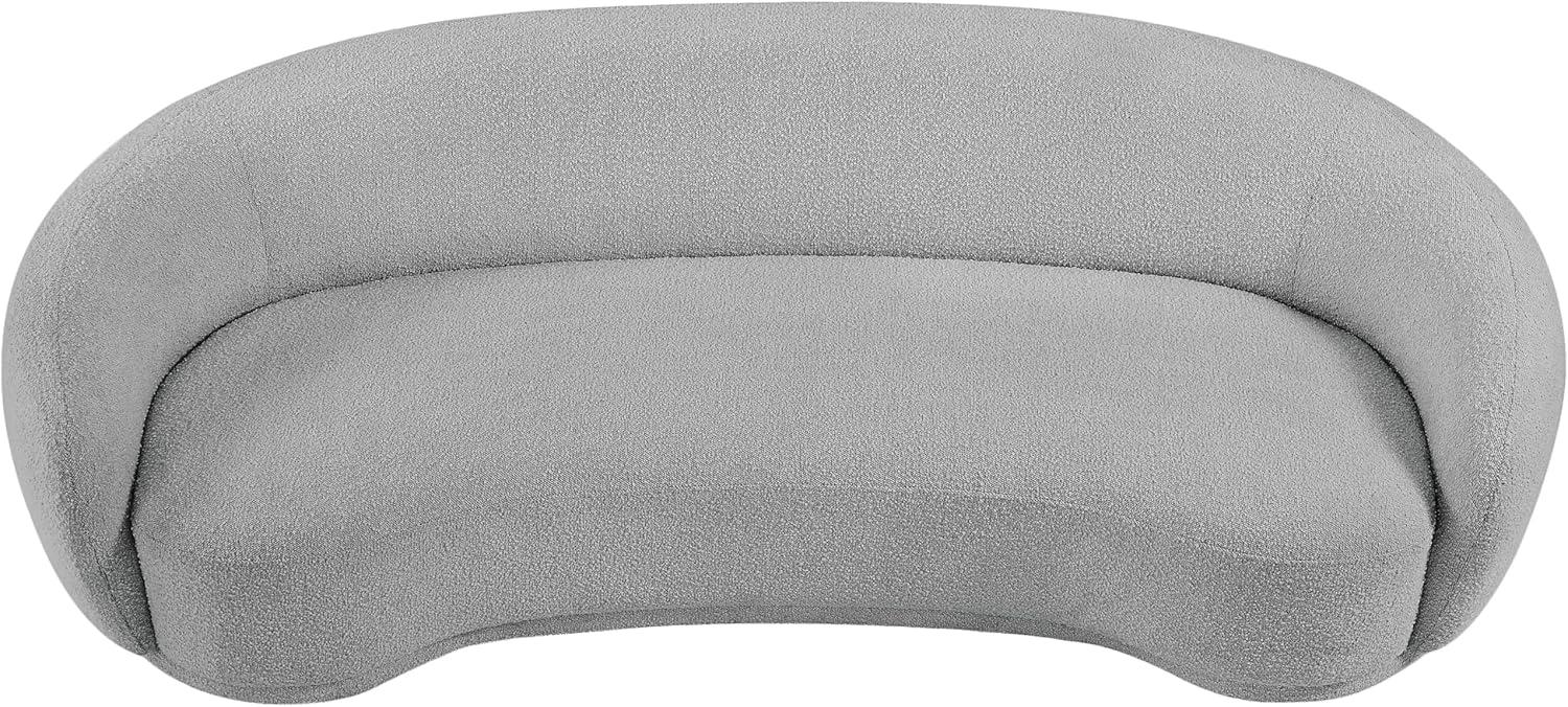 Meridian Furniture Hyde Grey Boucle Fabric Sofa