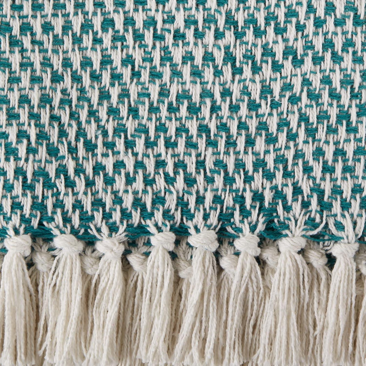 Design Imports Hand Woven Throw Blanket