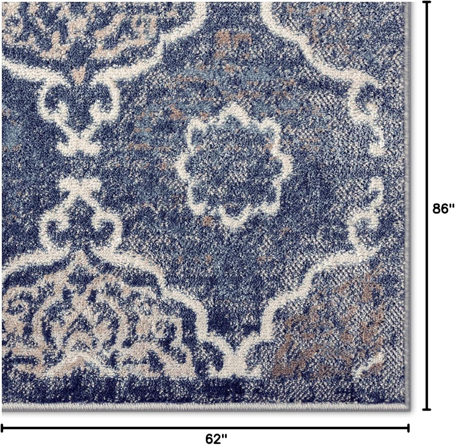 Home Dynamix Boho Andorra Transitional Damask Area Rug