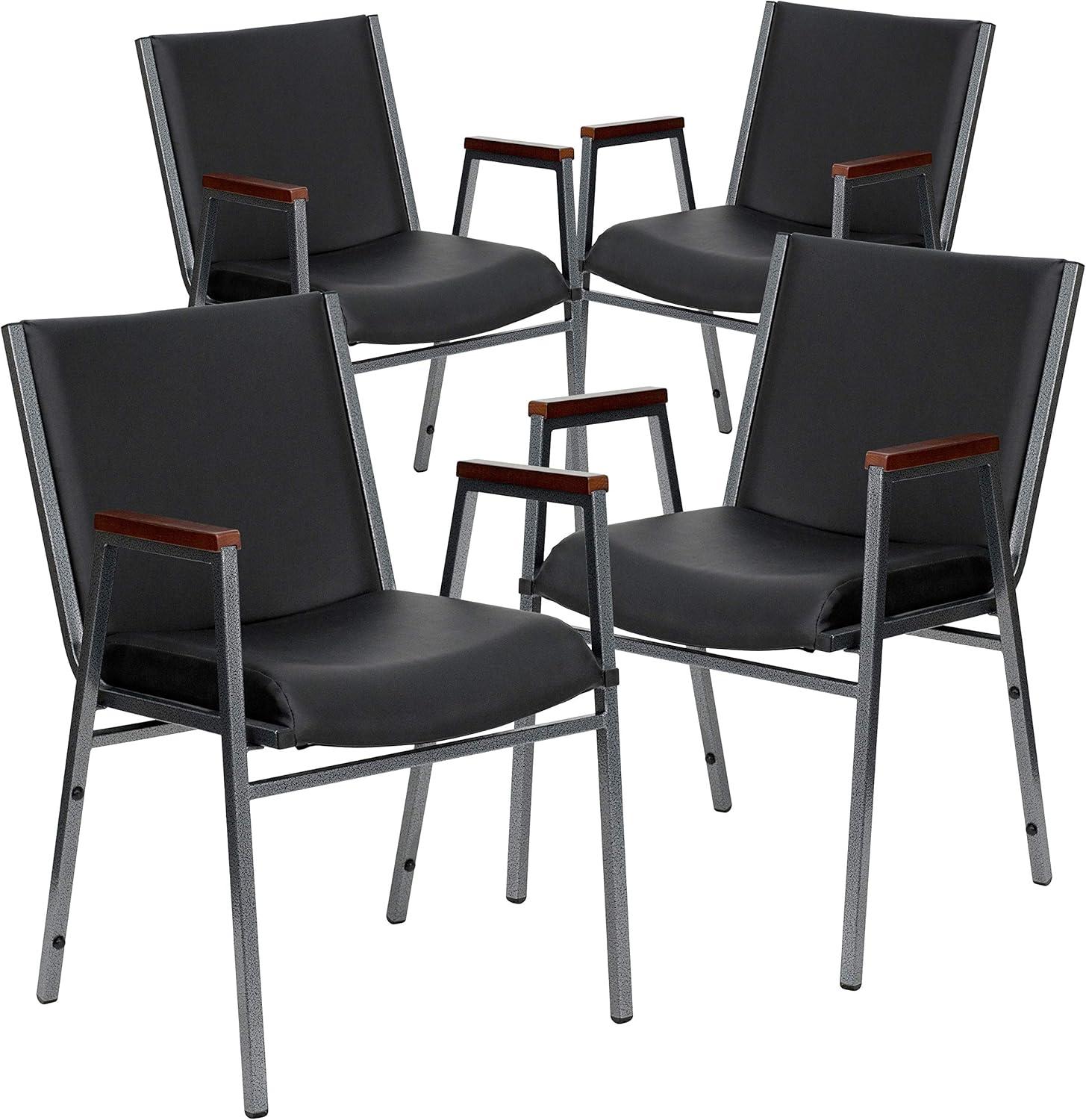 Aliya Heavy Duty Stack Chair with Arms