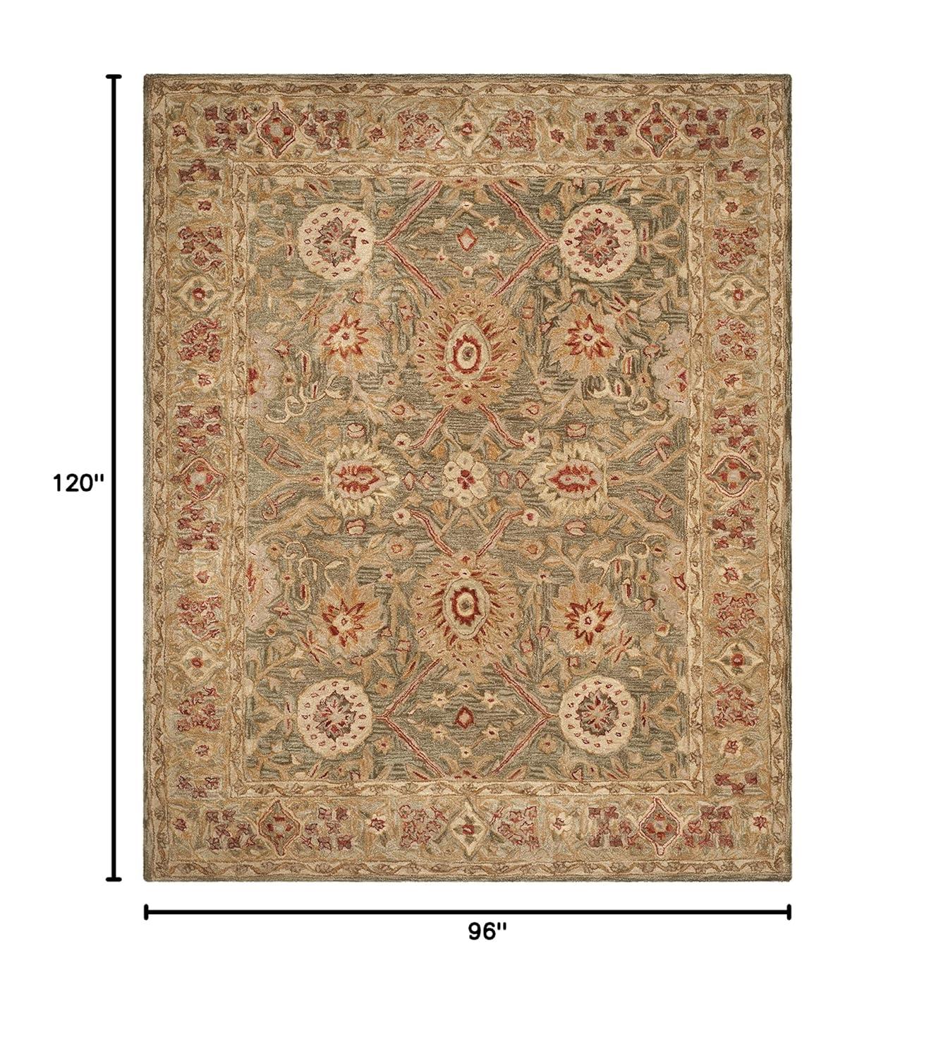 Anatolia AN516 Hand Tufted Indoor Area Rug - Brown/Ivory - 8'x10' - Safavieh