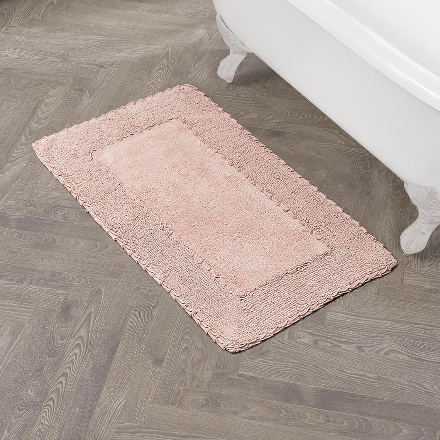 Laura Ashley Laura Ashley Ruffle 100% Cotton Bath Rugs