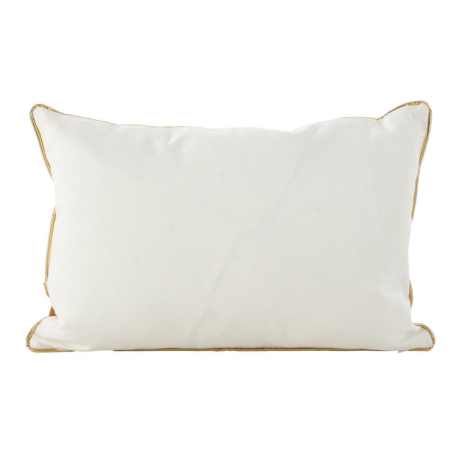 Saro Poinsettia Pillow Collection Floral Cotton Throw Pillow