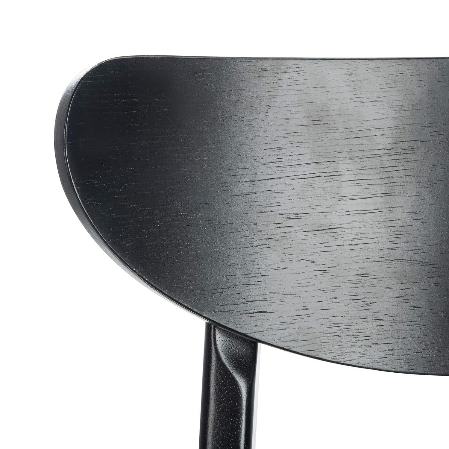 Lucca Retro Dining Chair (Set of 2) - DCH1001 - Black/Grey - Safavieh