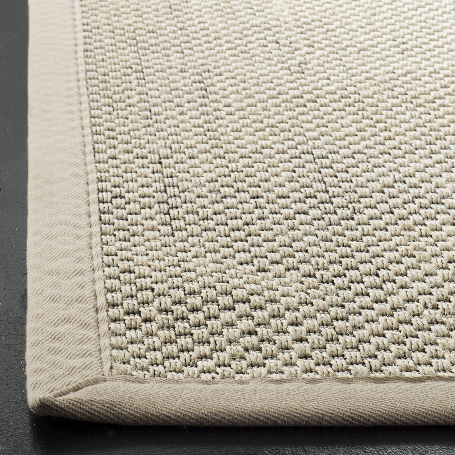 Natural Fiber NF150 Power Loomed Indoor Runner - Ivory/Light Beige - 2'6"x4' - Safavieh