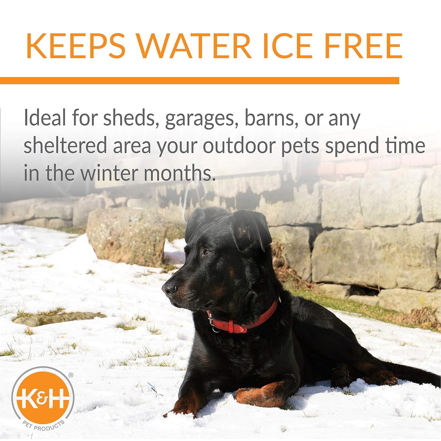 K&H Pet Products K&H Pet Products Thermal-Bowl 1.5gal. Granite 25W