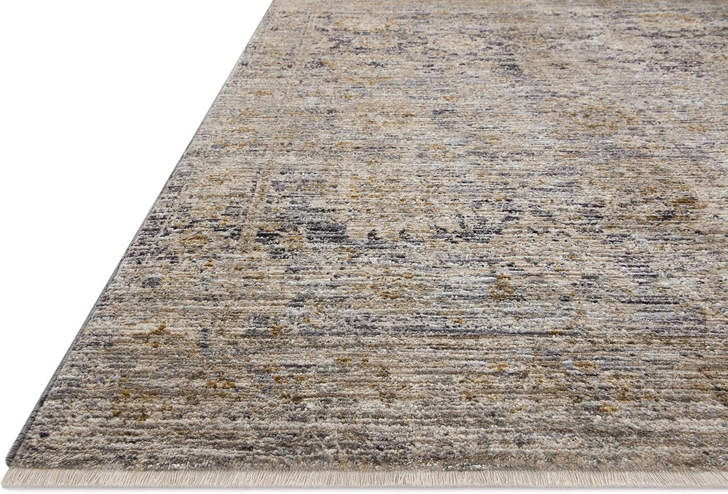 Jean Stoffer x Loloi Katherine Charcoal / Gold Area Rug