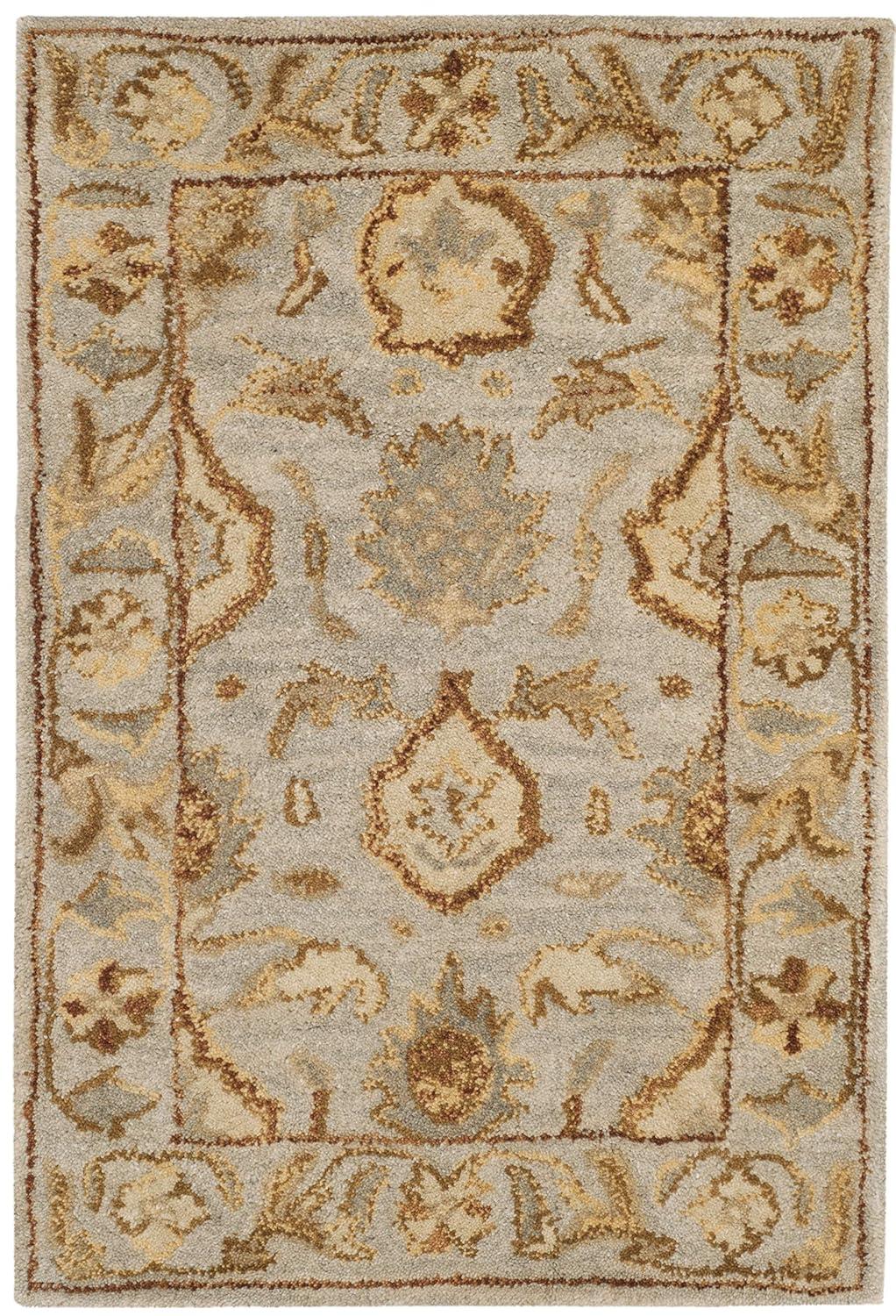 Antiquity AT60 Hand Tufted Accent Rug - Light Grey - 2'x3' - Safavieh.