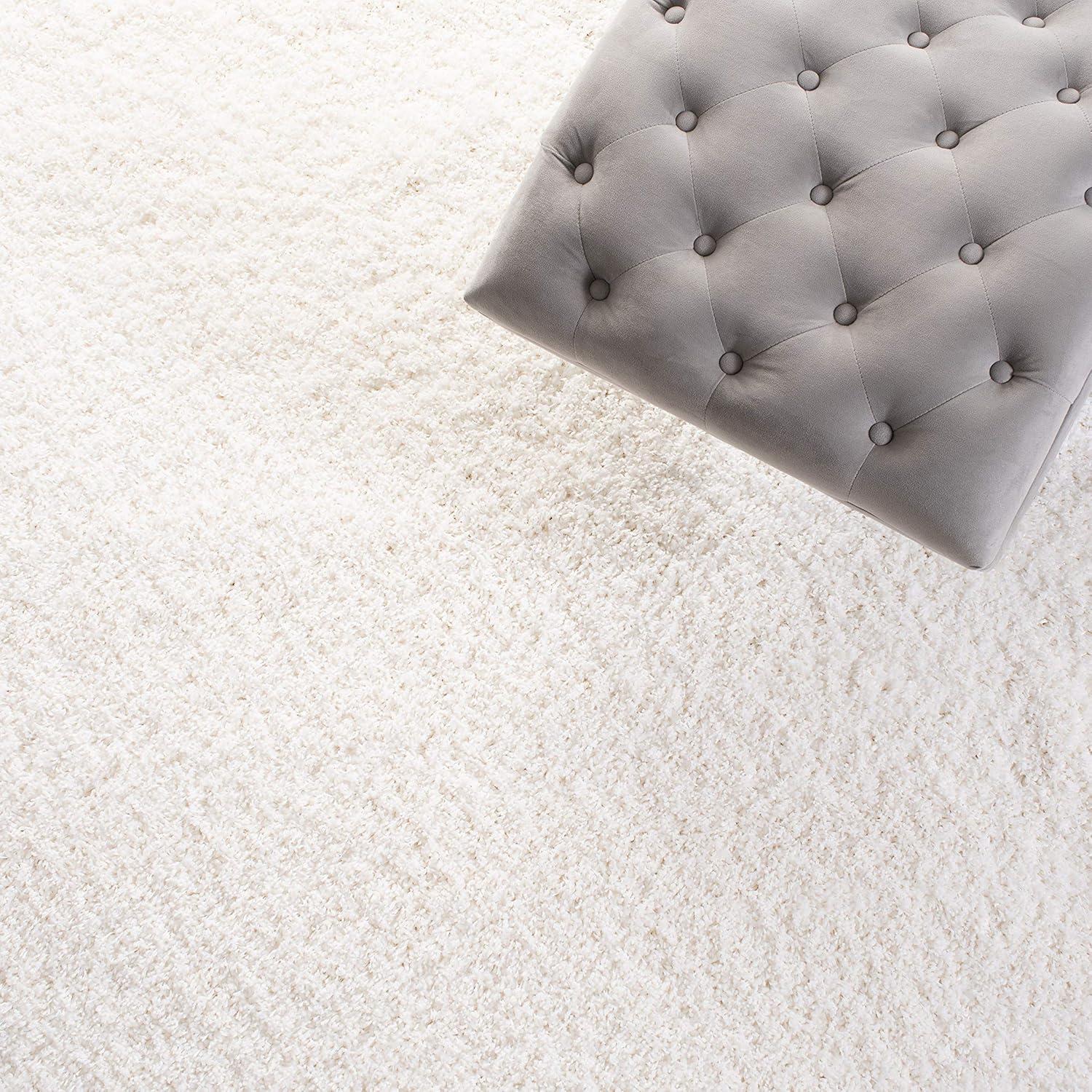 Shag SG151 Power Loomed Indoor Area Rug - White - 5'3"x7'6" - Safavieh.