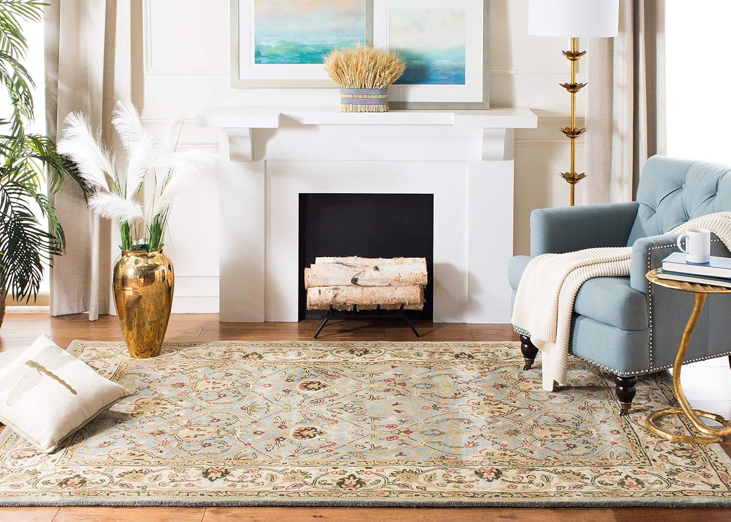 Persian Legend PL819 Hand Tufted Indoor Area Rug - 7'6"x9'6" - Grey/Ivory - Safavieh