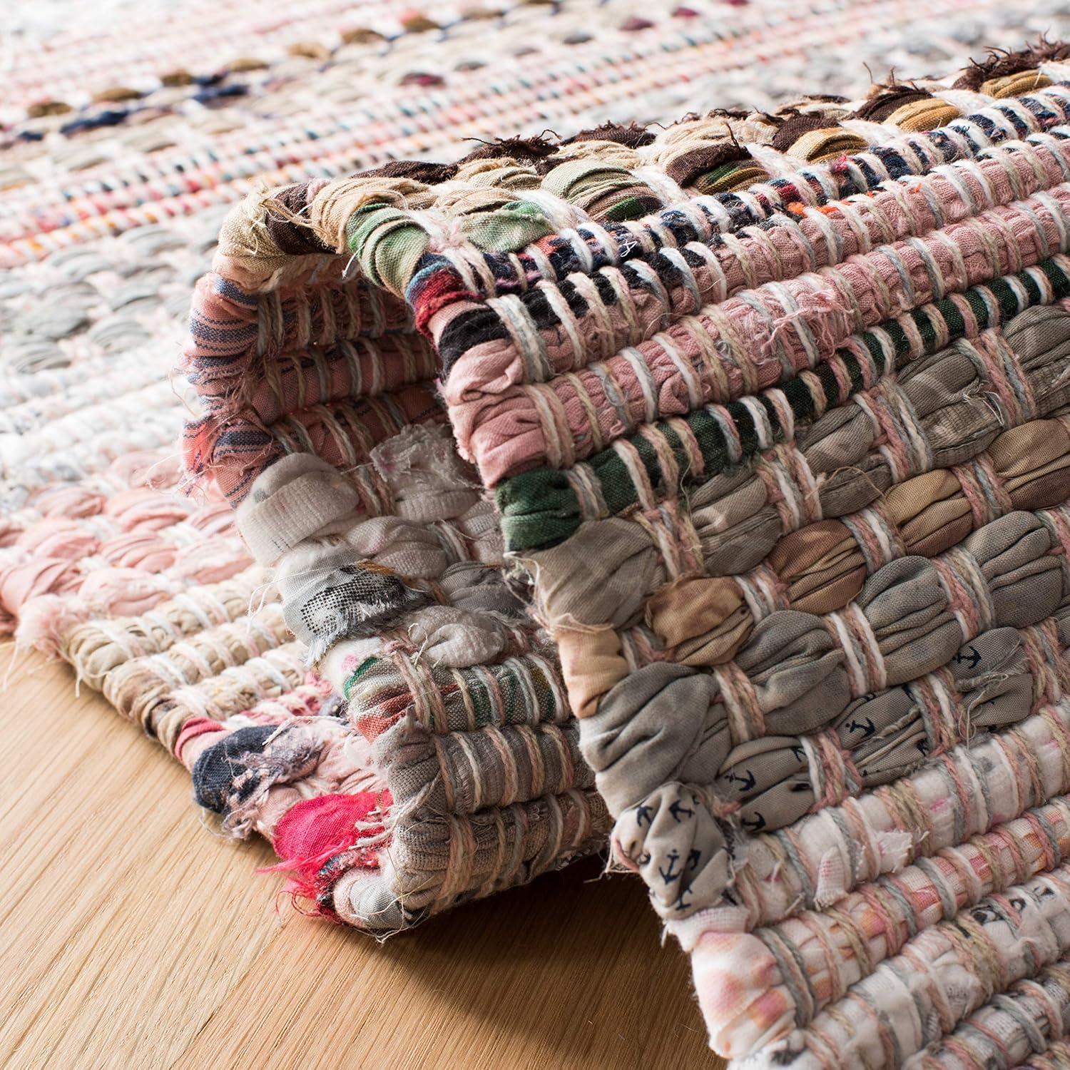 Montauk MTK975 Hand Woven Area Rug - Pink/Multi - 3'x5' - Safavieh.