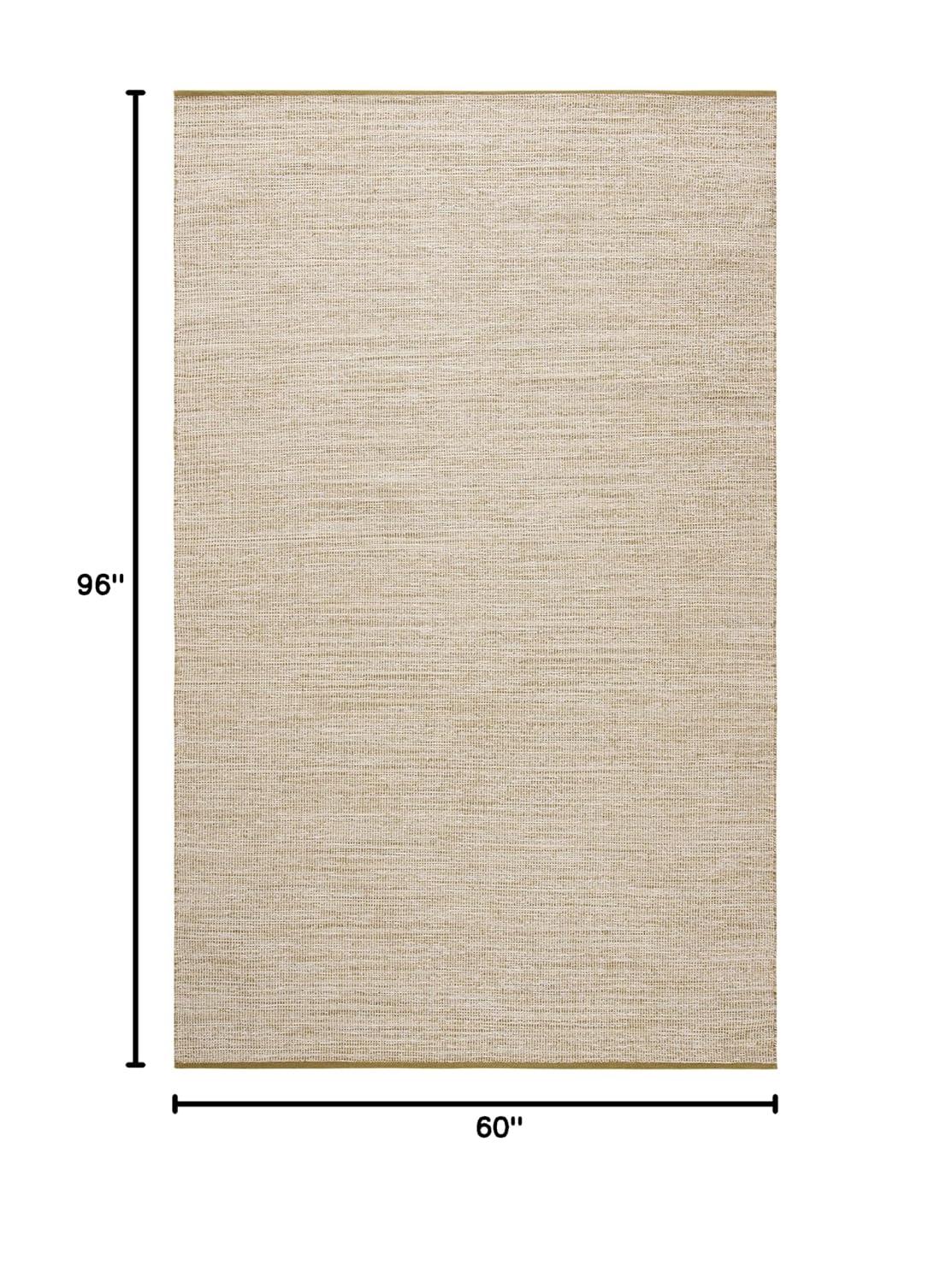 Montauk MTK250 Hand Woven, Flat Weave Indoor Area Rug - Green Olive - 5'x8' - Safavieh