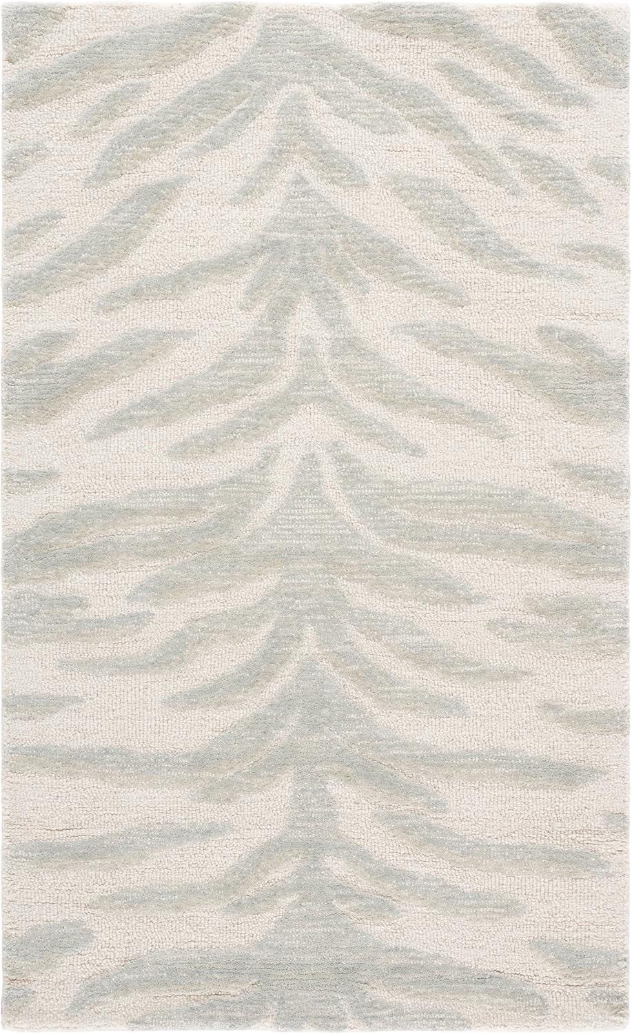 Ebony EBN603 Hand Tufted Indoor Accent Rug - Green/Ivory - 3'x5' - Safavieh