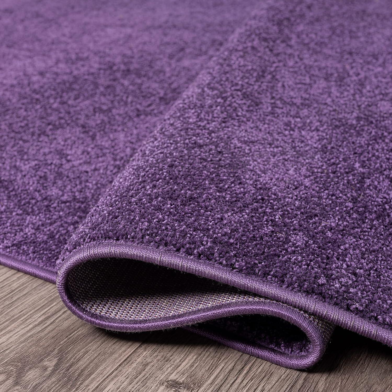 Haze Solid Low-Pile Indoor Area Rug - JONATHAN Y