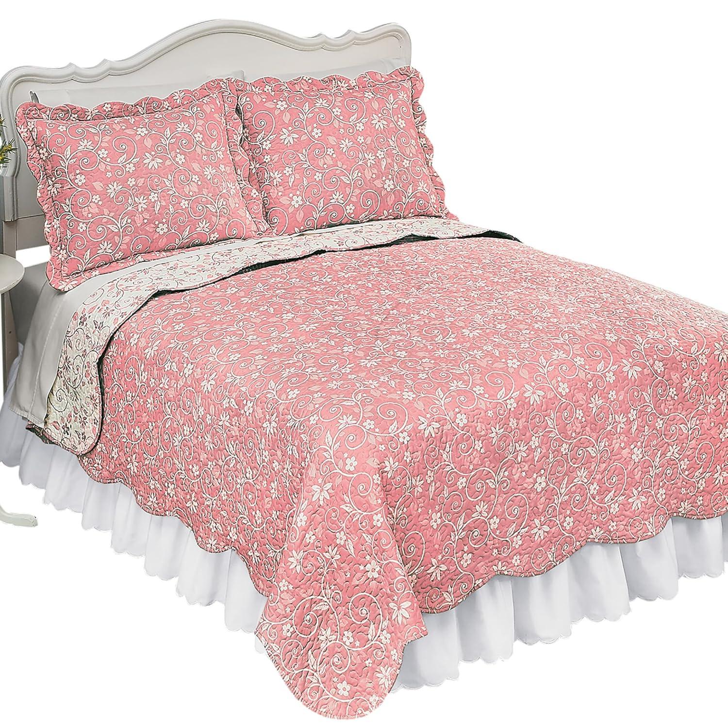 Winston Brands Floral Rose Floral Quilt
