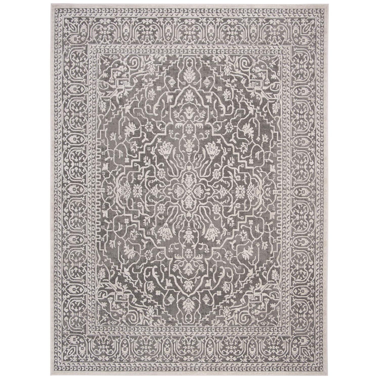 Reflection RFT670 Power Loomed Indoor Accent Rug - Dark Grey/Cream - 3'x5' - Safavieh.