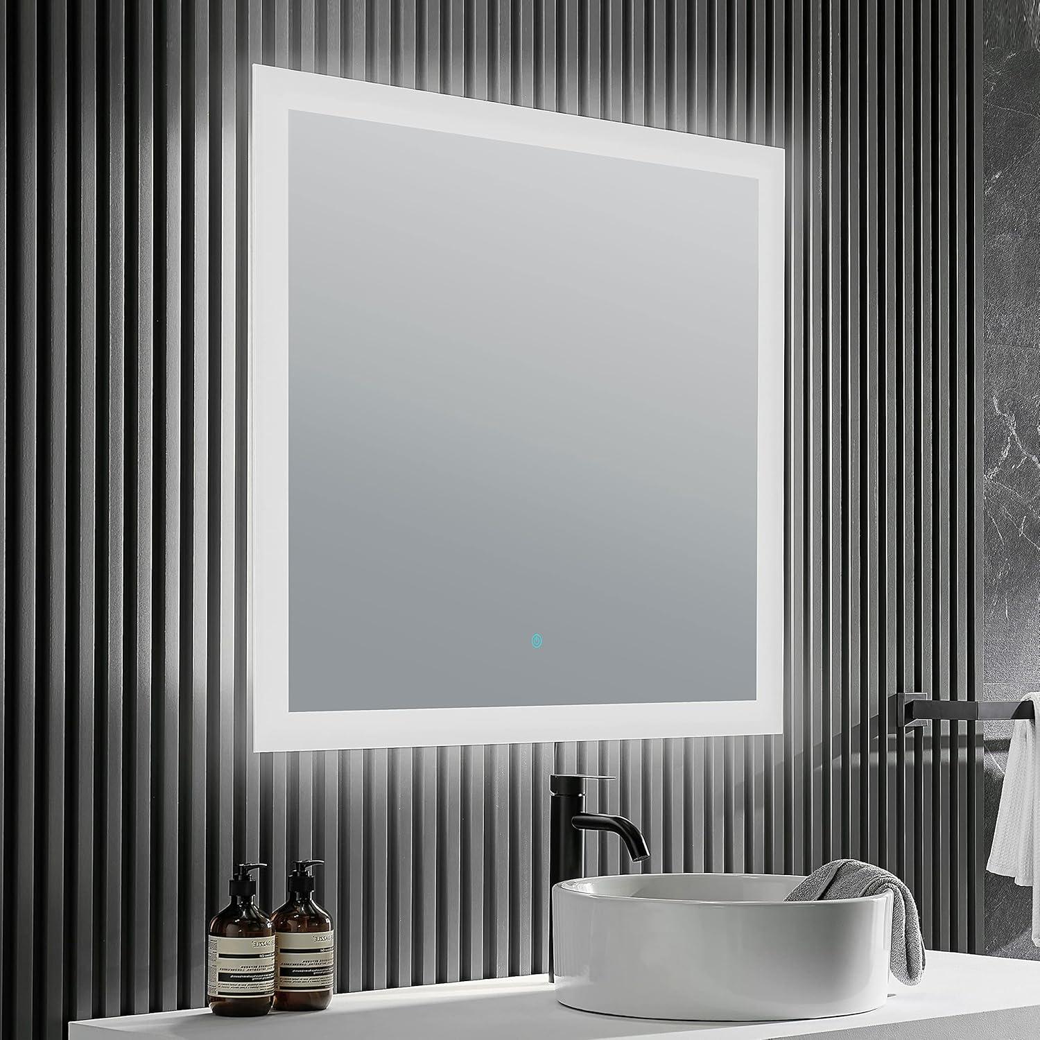 ANZZI Neptune Flat LED Wall Mirror