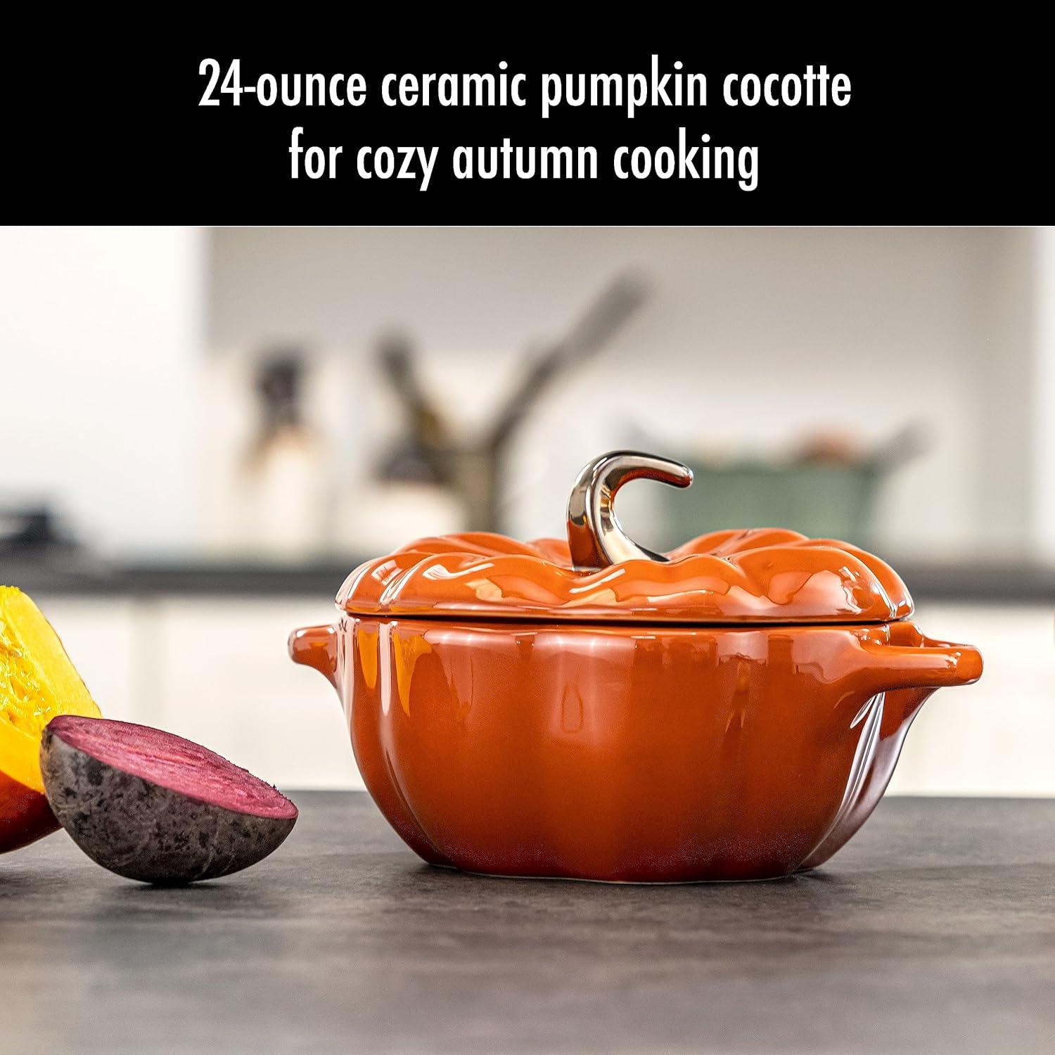 Staub Ceramic Pumpkin Cocotte