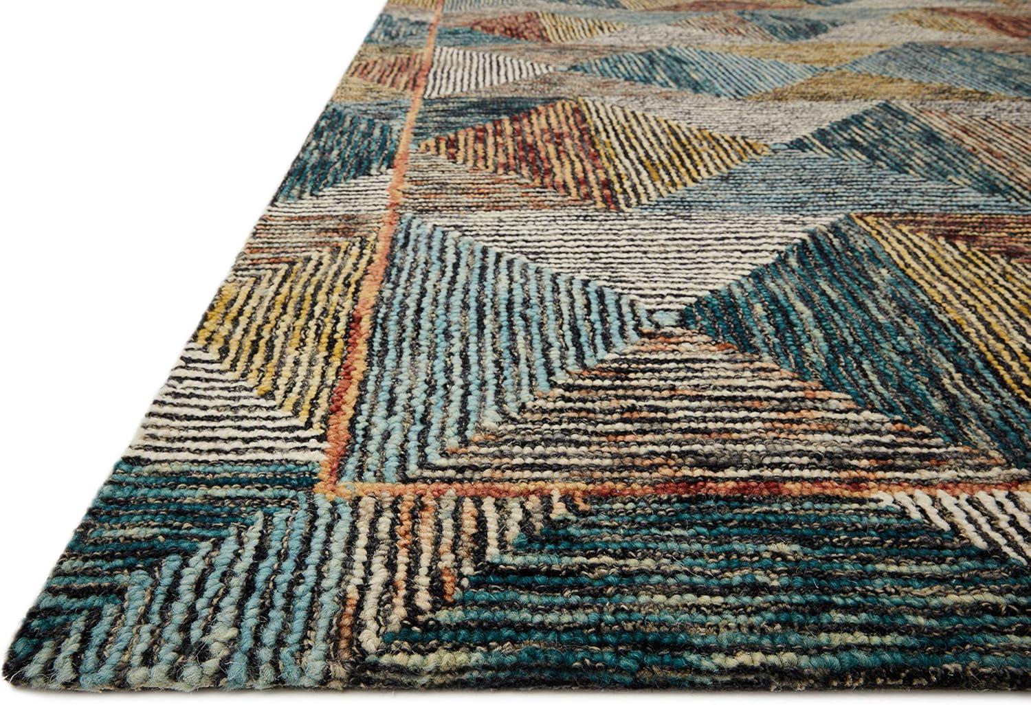 Loloi II Spectrum Geometric Lagoon / Spice Area Rug