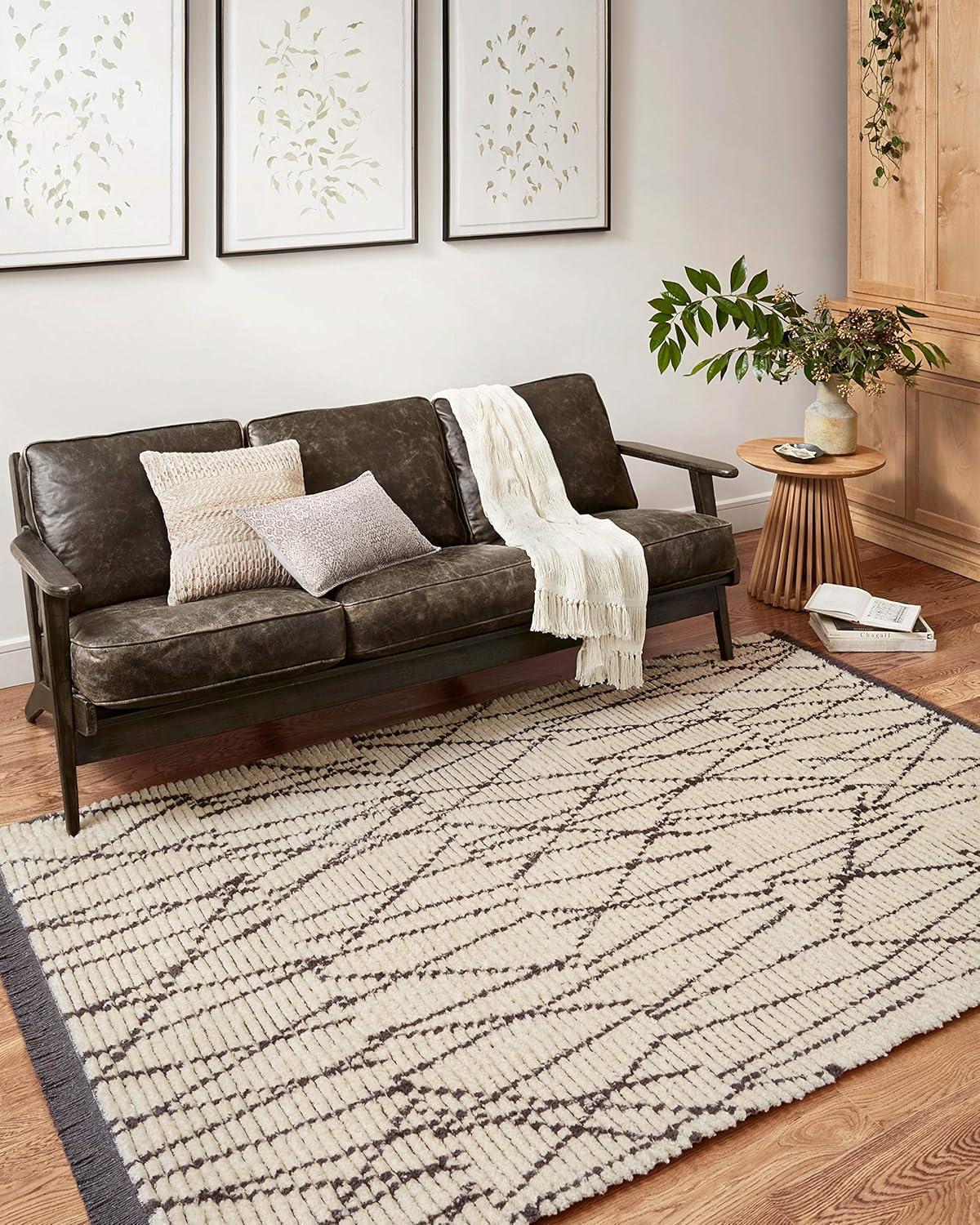 Chris Loves Julia x Loloi Alice Charcoal/Cream Rug