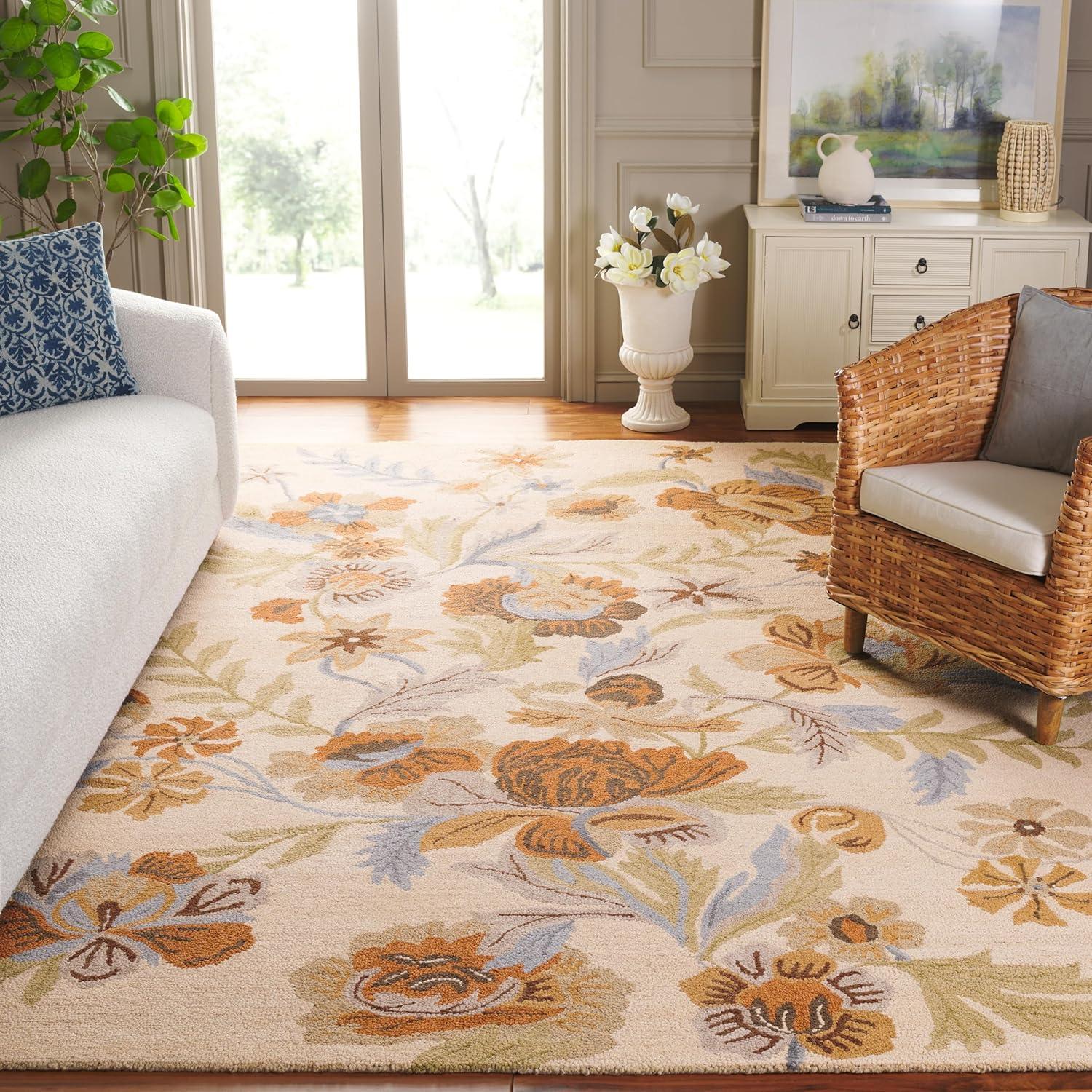 Blossom BLM915 Hand Hooked Area Rug  - Safavieh