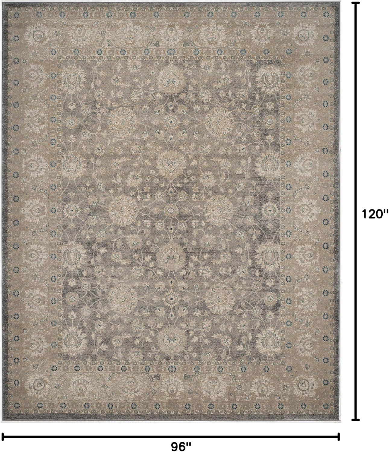 Sofia SOF330 Power Loomed Indoor Area Rug - Light Grey/Beige - 8'x10' - Safavieh.