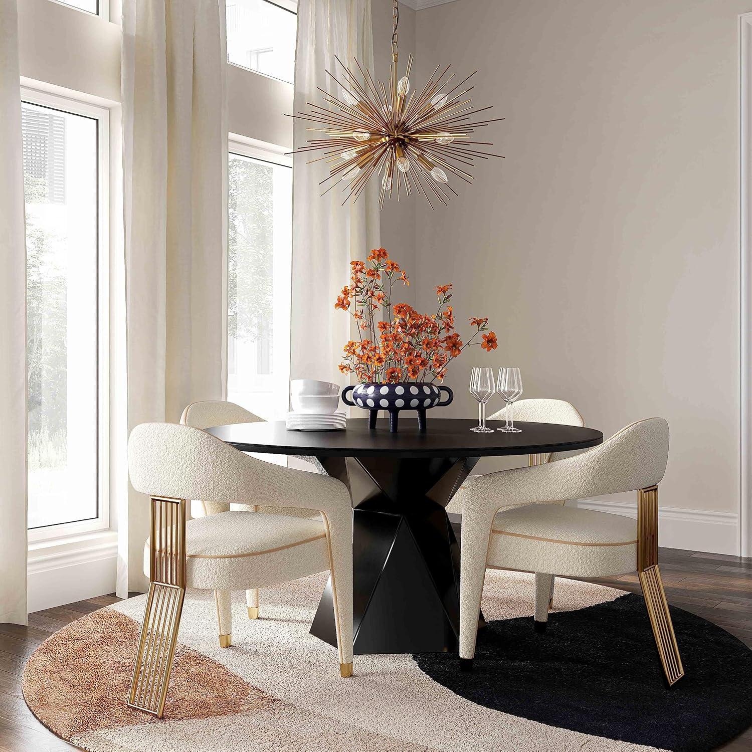 TOV Furniture lis Boucle Dining Chair