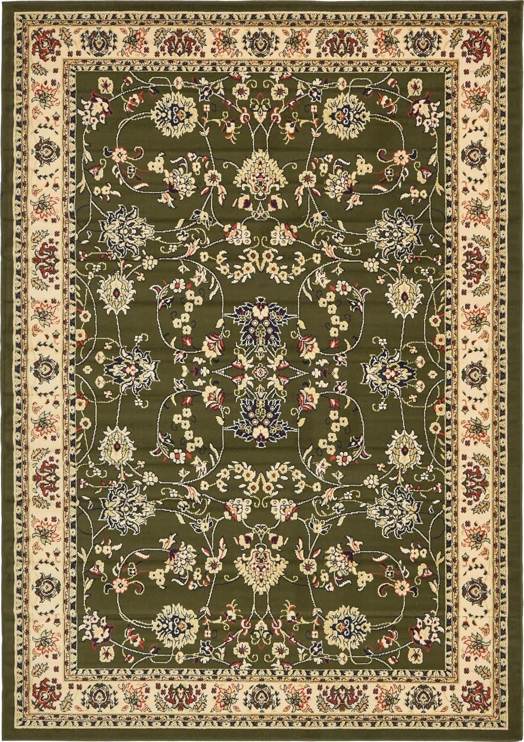 Unique Loom Sialk Hill Washington Floral Indoor Woven Area Rug