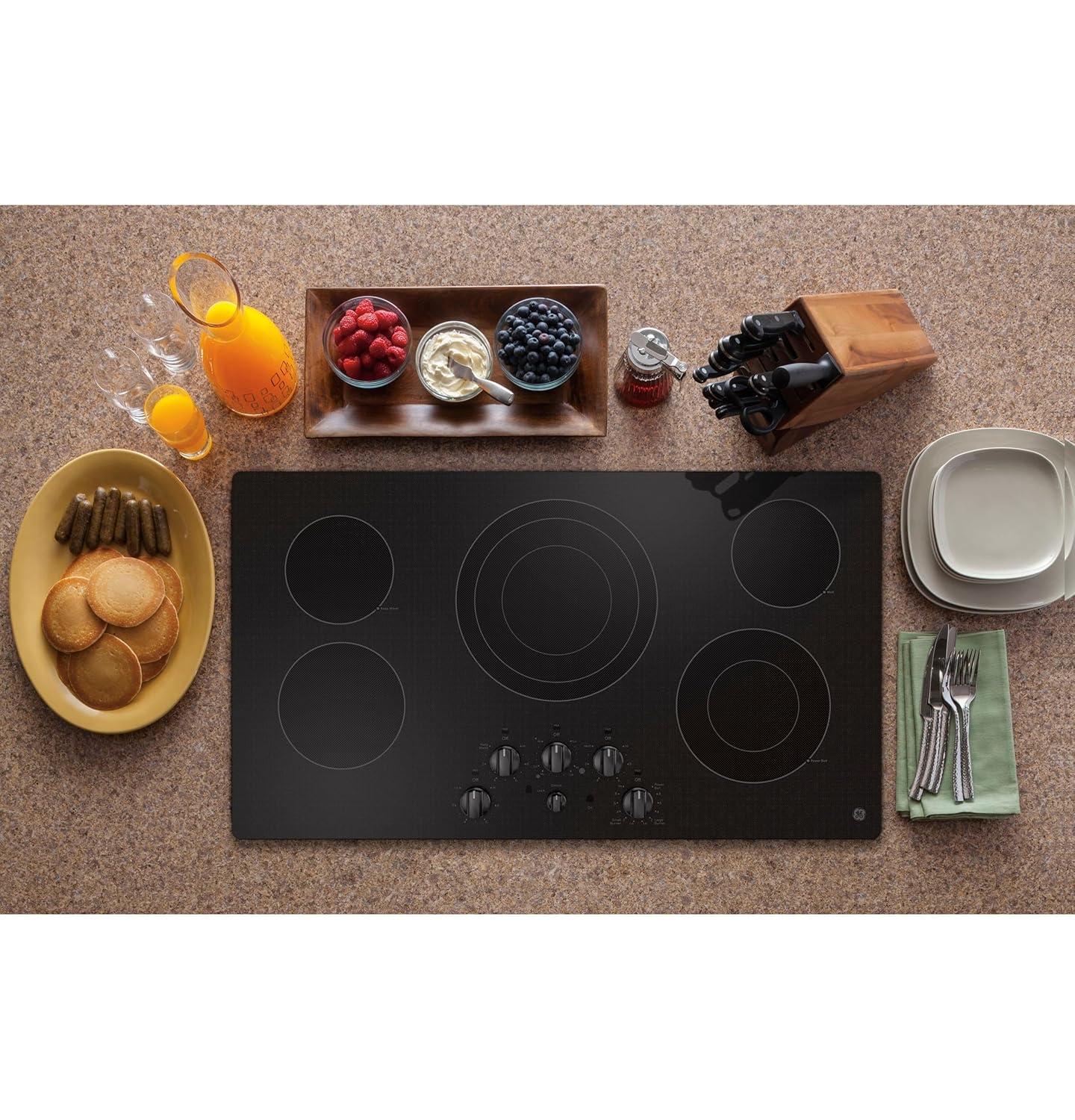 GE Appliances 36.13" Electric Cooktop with 5 Elements