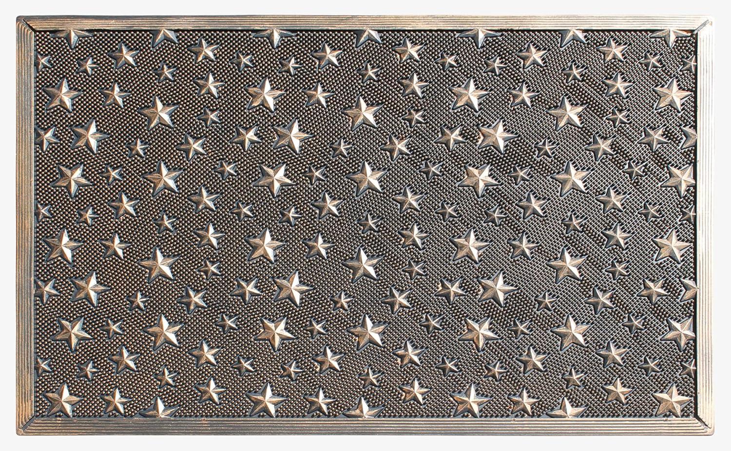 A1HC Good Luck Design Rubber Pin Welcome Door Mats 24"x36" for Outdoor Entrance, Fun Designed Doormat, Welcome Mats for Front Door Non-Slip Backing Rubber Doormat for Indoor Outdoor Use