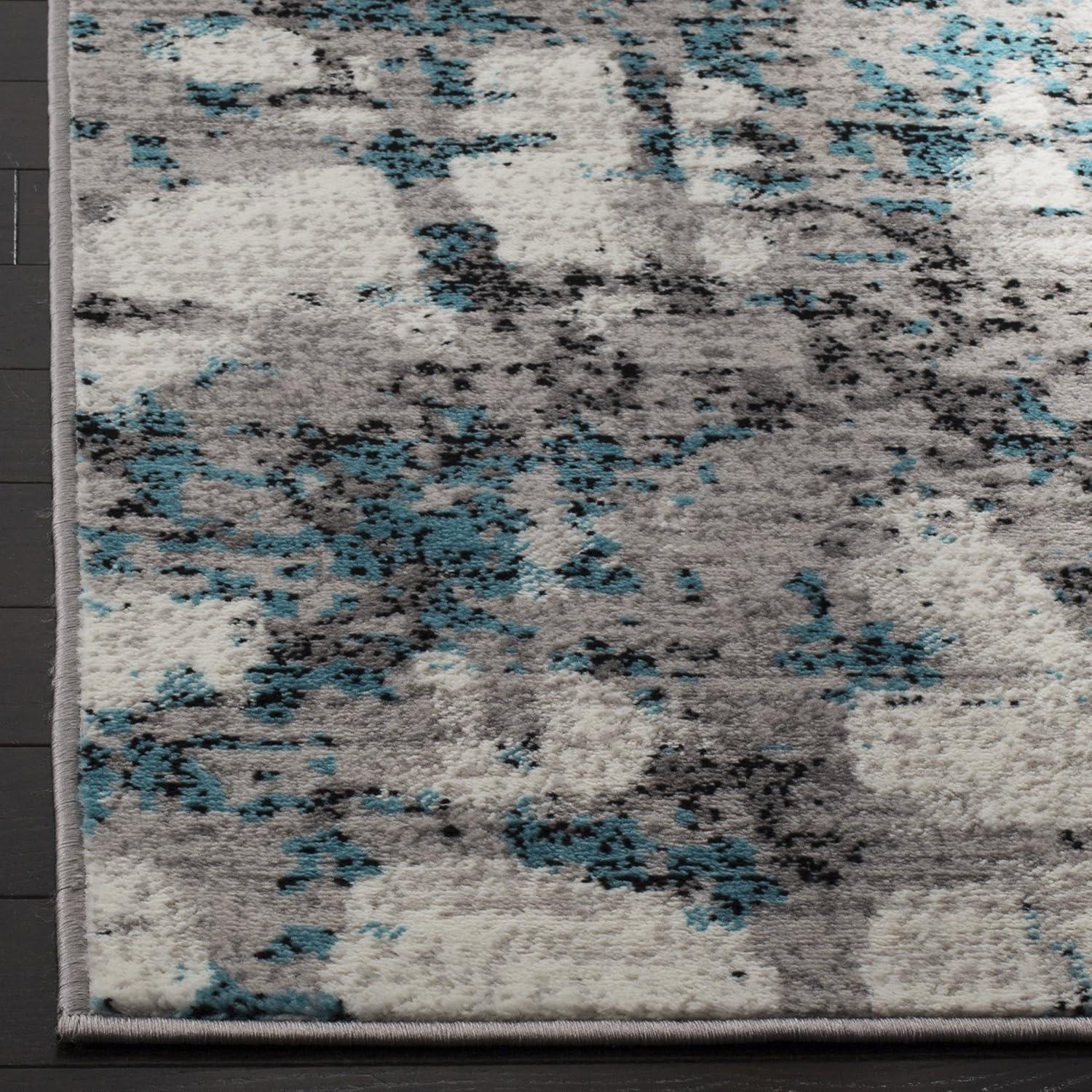 SAFAVIEH Skyler Collection SKY193B Grey / Blue Rug