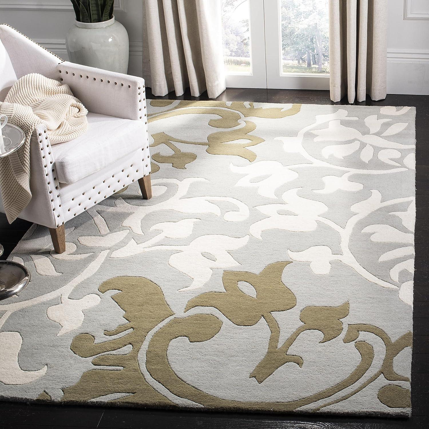 Soho SOH760 Hand Tufted Contemporary Area Rug  - Safavieh