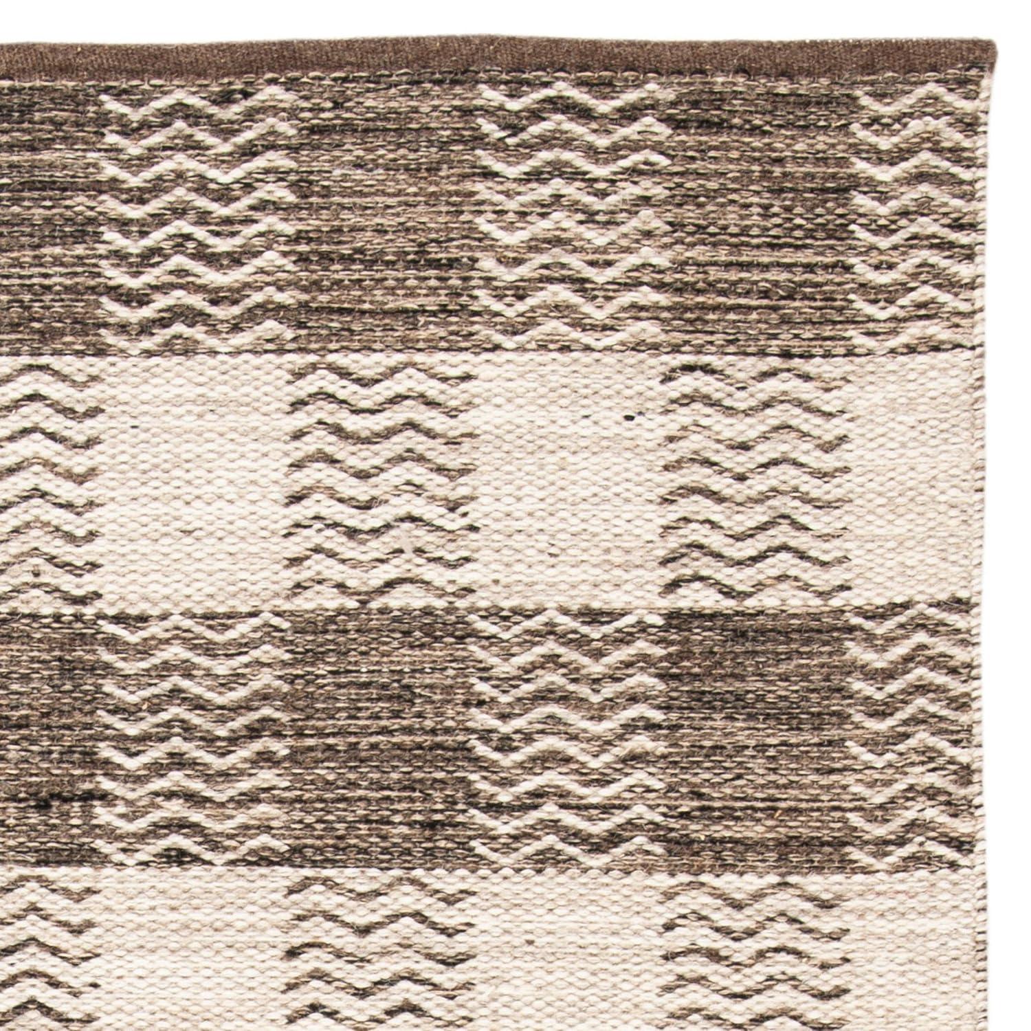 Kilim KLM351 Hand Woven Area Rug - Light Grey/Brown - 8'x10' - Safavieh