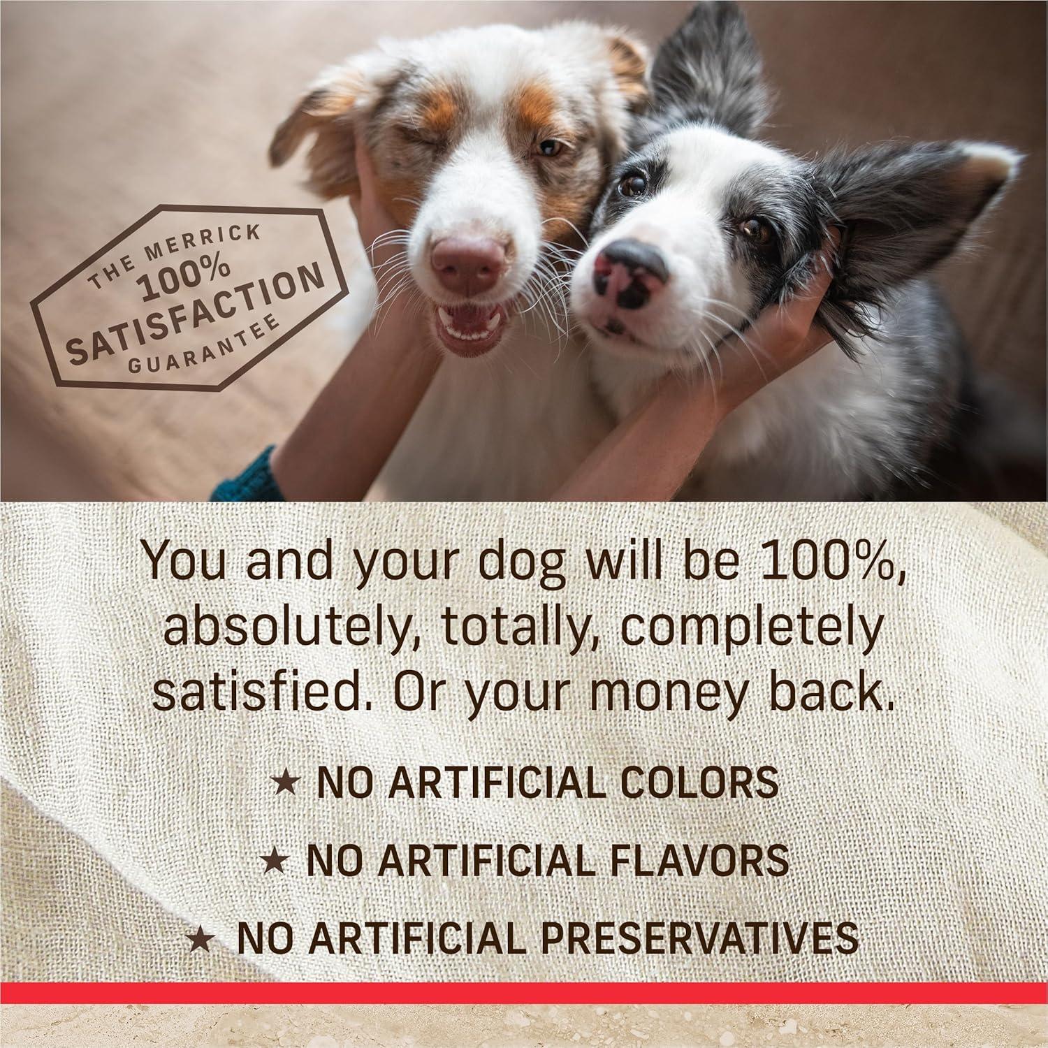 Merrick Healthy Grains Premium Adult Dry Dog Food, Wholesome And Natural Kibble With Beef And Brown Rice - 25.0 lb. Bag