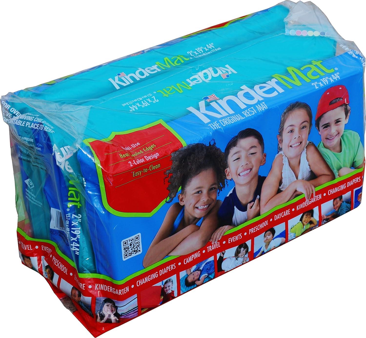 KinderMat 2" Thick Junior DayDreamer - 2" x 19" x 44" Blue/Teal