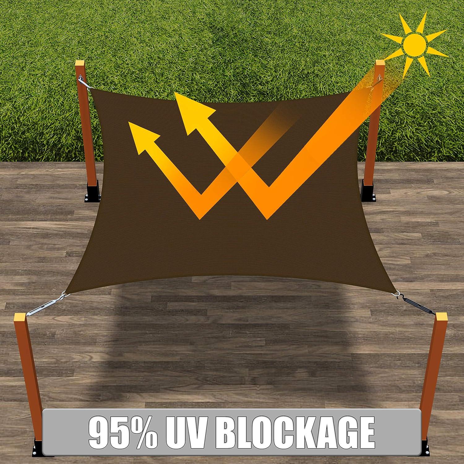 Royal Shade Royal Shade Rectangle 200 GSM Sun Shade Sail