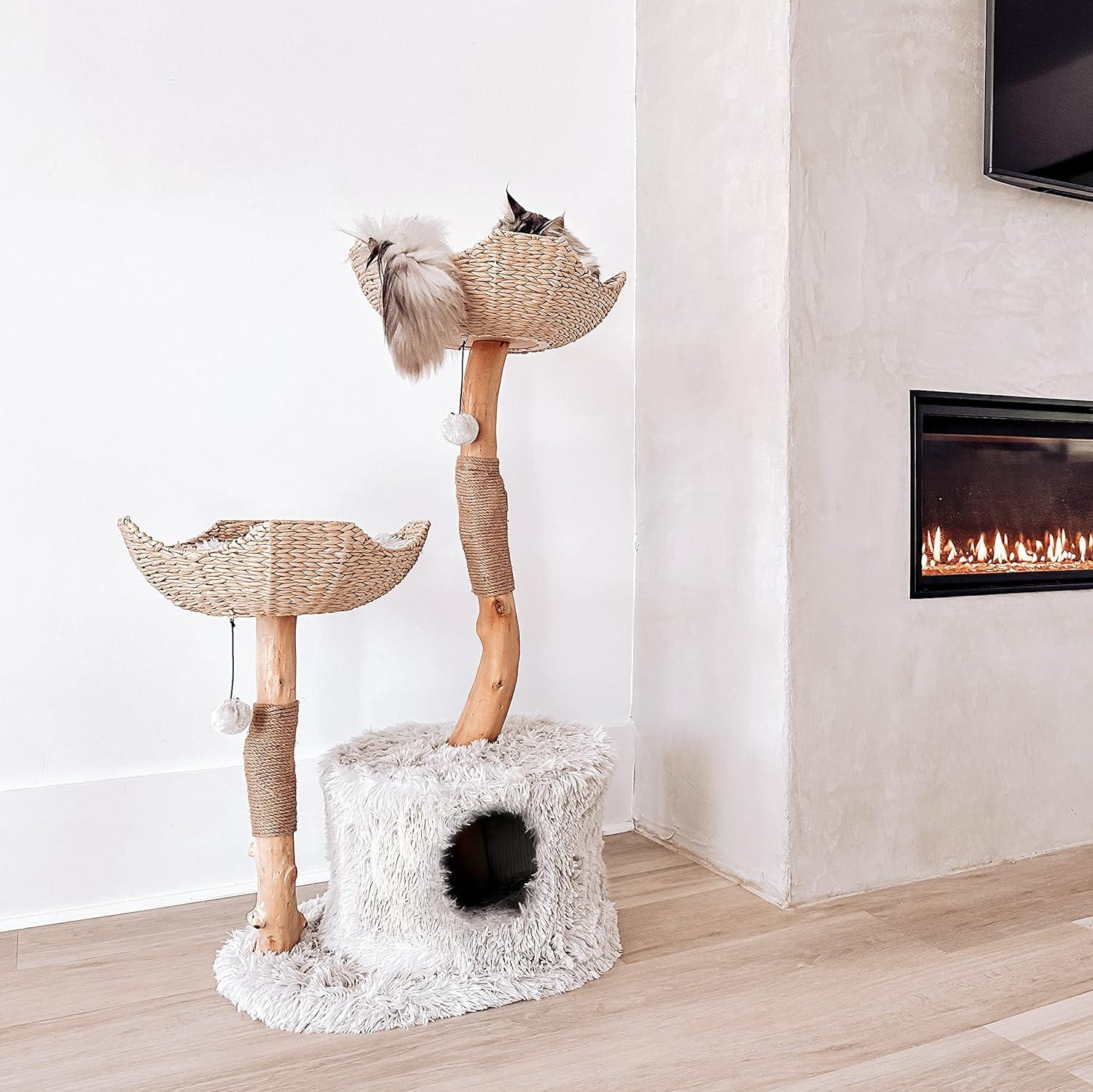 Mau Lifestyle Cento Cat Tree, Hand Made, Gray