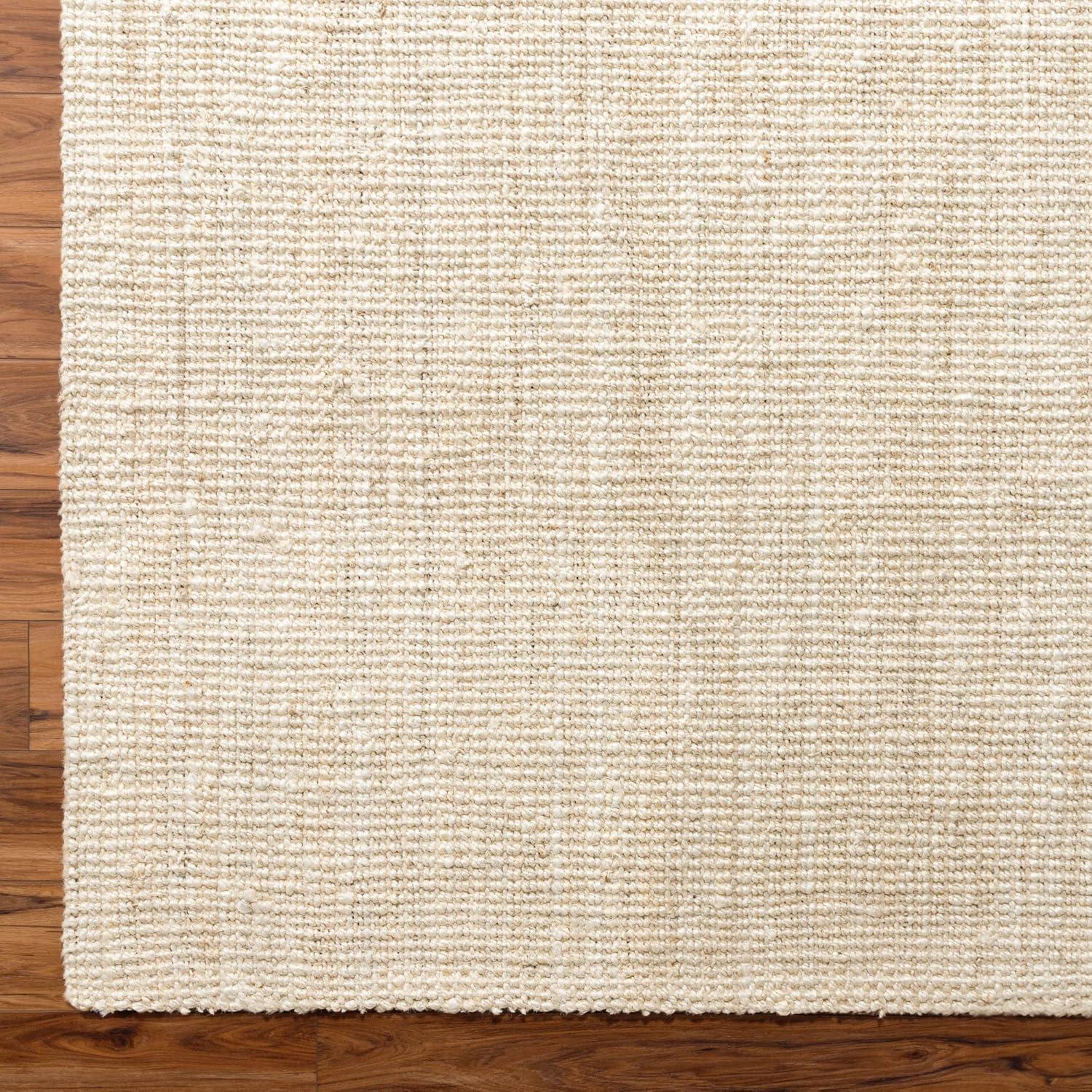 Calla Ivory Handwoven Jute 7'6" x 9'6" Area Rug