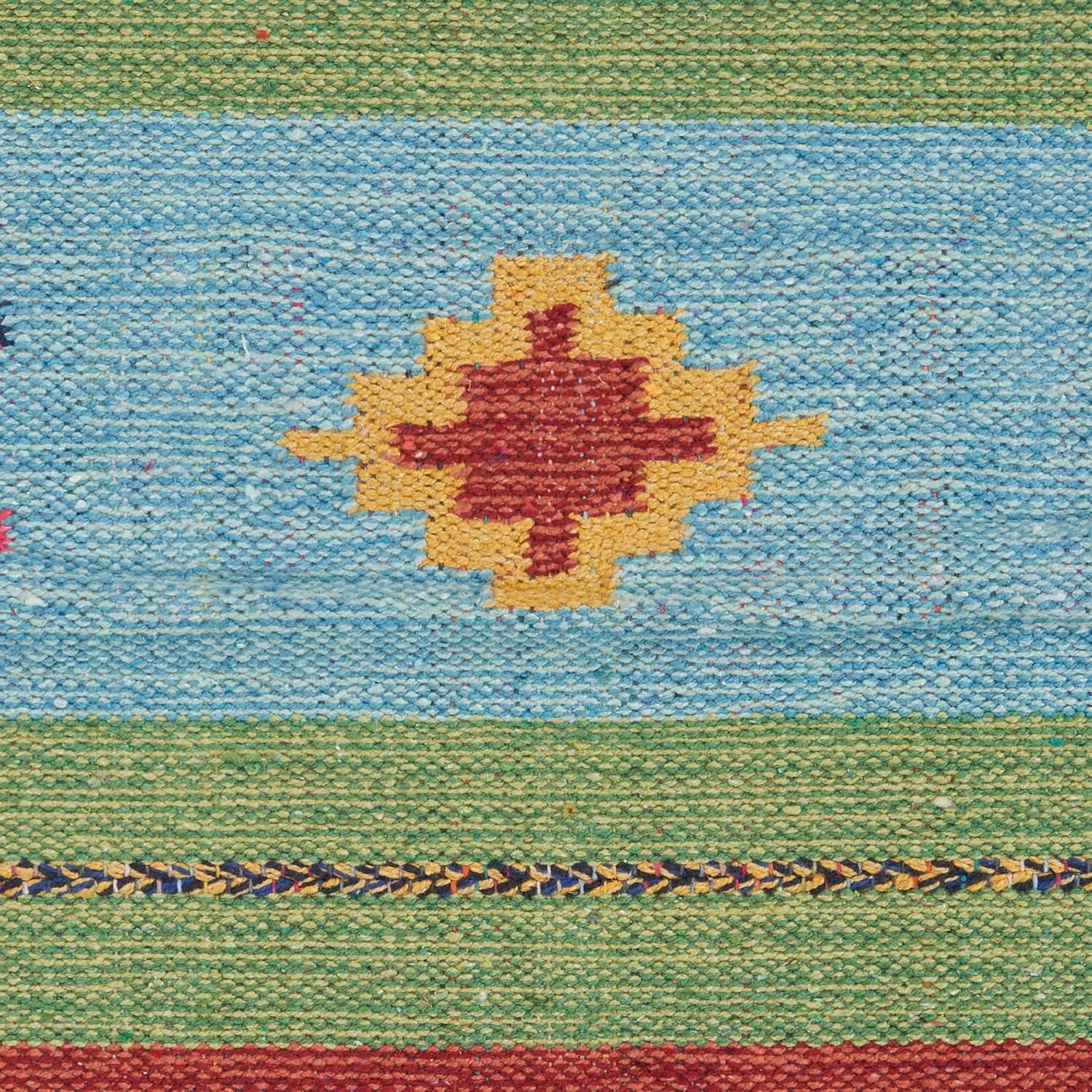 Nourison Baja Boho Geometric Southwestern Flatwoven Indoor Rug