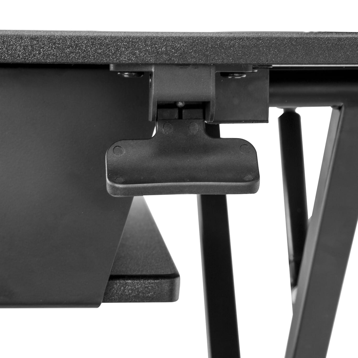 StarTech.com ARMSTSLG Sit Stand Desk Converter - For two Monitors up to 24" or One 30" Monitor - 35" Work Surface - Stand Up Desk - Sit to Stand Desk