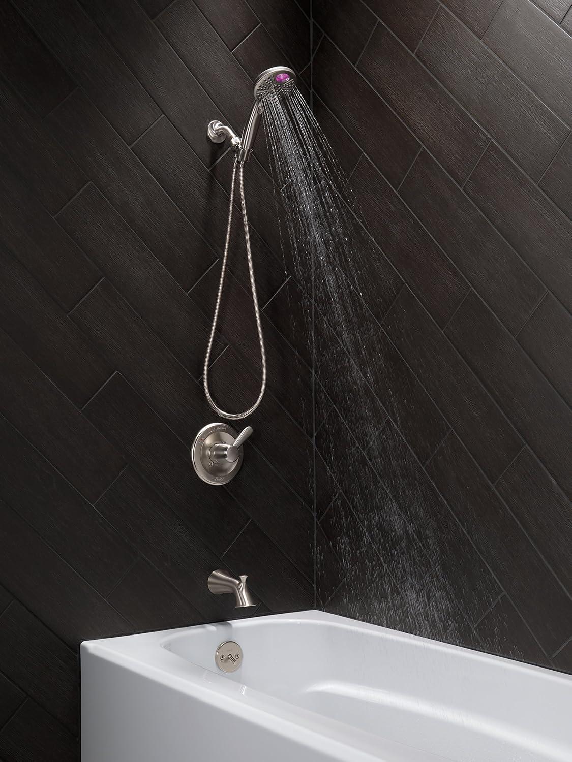 Modern Stainless Steel Wall Mounted Tub Spout with Diverter